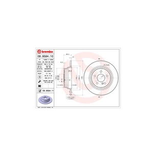 Гальмівний диск Brembo 08.9584.11 зображення 1