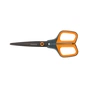 Ножиці Axent Titanium 19 см Сіро-оранжеві (6306-06-A) - зменшене зображення 1