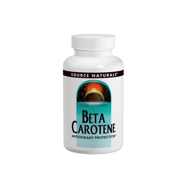 Витамин Source Naturals Бета Каротин (Витамин А) 25000IU, 100 желатиновых капсул (SN0403) - изображение 1