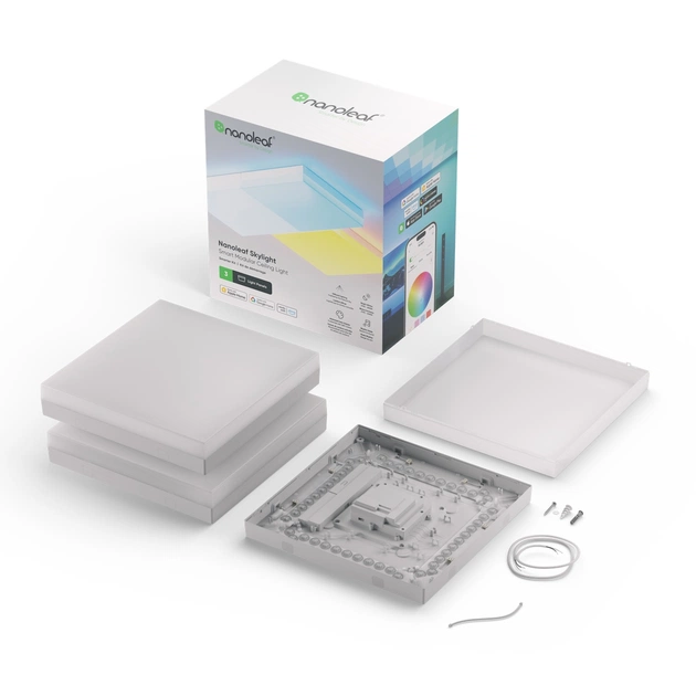 Світильник стельовий Nanoleaf Skylight Starter Kit - 3 шт., Apple Homekit - picture 2