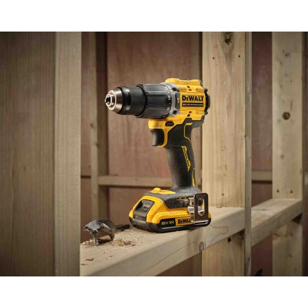 Шуруповерт DeWALT XR Li-Ion 18V 2x2Ah, 74 Нм, 0-450/0-1650 об/хв, 1.17 кг, TSTAK (DCD799D2T) - picture 10