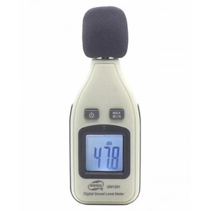 Вимірювач рівня шуму Benetech 30-130 дБ (GM1351) зображення 1