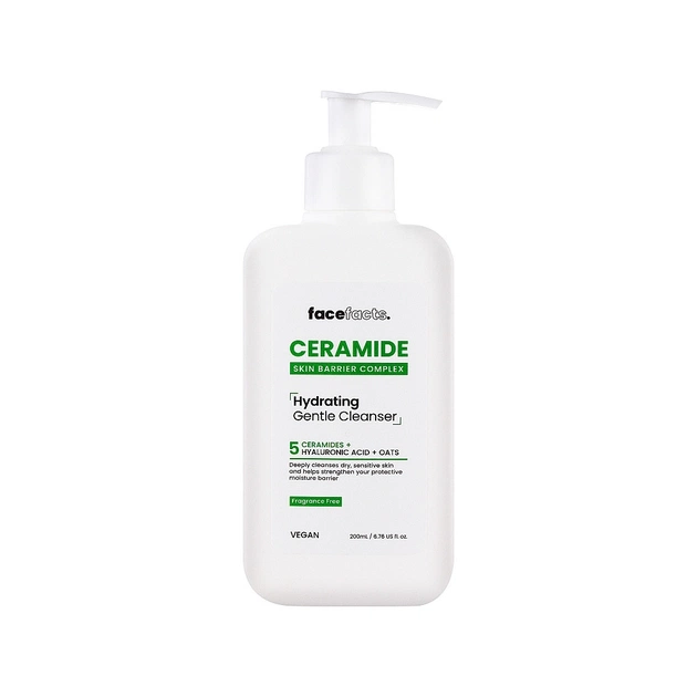 Гель для умывания Face Facts Ceramide Hydrating Gentle Cleanser С керамидами 200 мл (5031413929874) - изображение 1