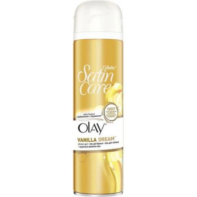 Гель для гоління Gillette Satin Care Vanila Dream 200 мл (7702018399536) - изображение 1