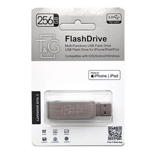 USB флеш накопичувач T&G 256GB 007 Metal Series USB 3.0 (TG007IOS-256G3) зображення 1