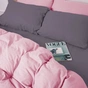 Постільна білизна MirSon 001-008 Ash grey/Pink Фланель 2x143x210 Сімейний (2200009660917) - зменшене зображення 7