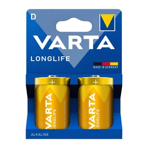 Батарейка Varta D (LR20) Longlife лужна * 2 (04120101422) зображення 1