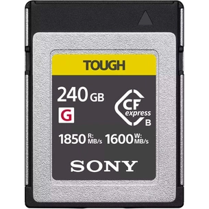 Карта пам'яті Sony 240GB CFexpress Type B Tough (CEBG240T.CE7) зображення 1