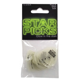 Медіатор Everly Glow In The Dark Star Pick Mix 12 шт. (33009) зображення 1