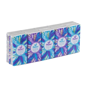 Серветки косметичні Parus 2 шари 10 шт. х 10 пачок (4820044170110) зображення 1