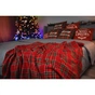 Плед Ardesto Christmas Fleece 130x160см, 100% поліестер, клітинка, червоний (ART0717PB) - зменшене зображення 6