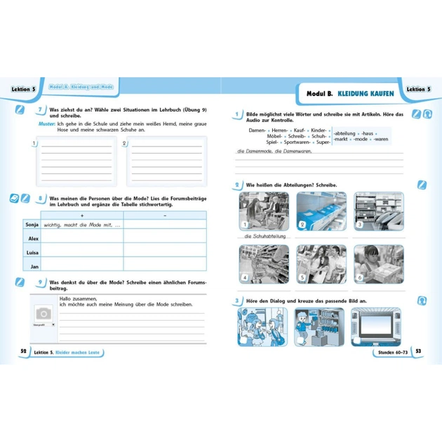 Робочий зошит Німецька мова. 5(5) клас. До підручника Deutsch mit Treffel! - С.І. Сотникова, Г.В. Гоголєва Ранок (9786170994974) - picture 7