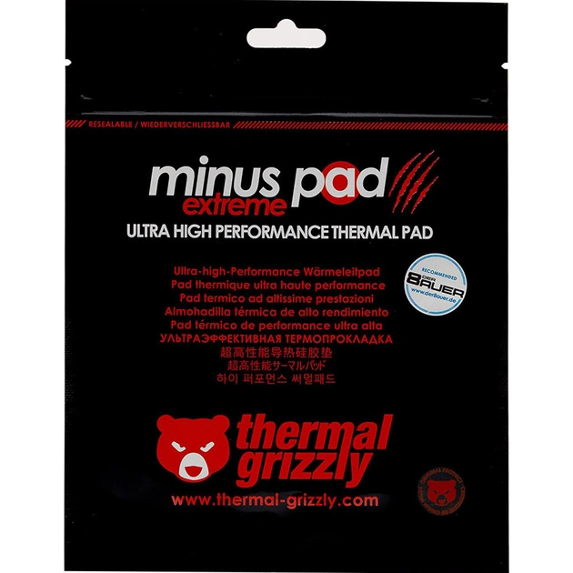 Термопрокладка Thermal Grizzly Minus Pad Extreme 120x20x3.0 mm (TG-MPE-120-20-30-R) - picture 3