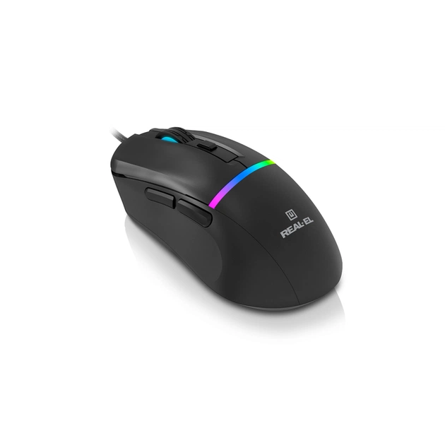 Мишка REAL-EL RM-530 USB Black (EL123200053) - зображення 4