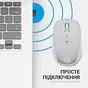 Мишка OfficePro M267G Silent Click Wireless Gray (M267G) - зменшене зображення 7
