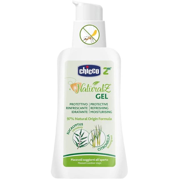 Лосьйон від комах Chicco Naturalz Gel 60 мл (8058664166367) - picture 1