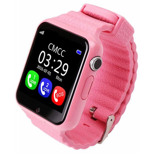 Смарт-годинник UWatch Smart GPS V7K Kid Pink (F_54760) - изображение 1