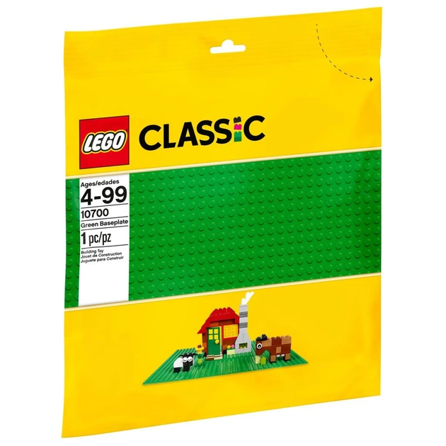 Конструктор LEGO Classic Будівельна пластина зеленого кольору (10700) - изображение 1
