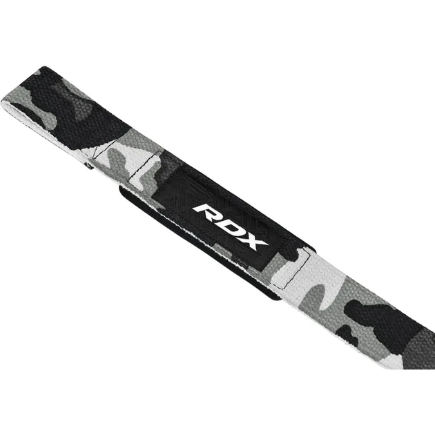 Кистьові лямки RDX W1 Gym Single Strap Camo Gray Plus (WAN-W1CG+) - picture 3