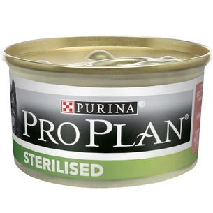 Вологий корм для кішок Purina Pro Plan Sterilised З тунцем та лососем 85 г (8445290173287) зображення 1