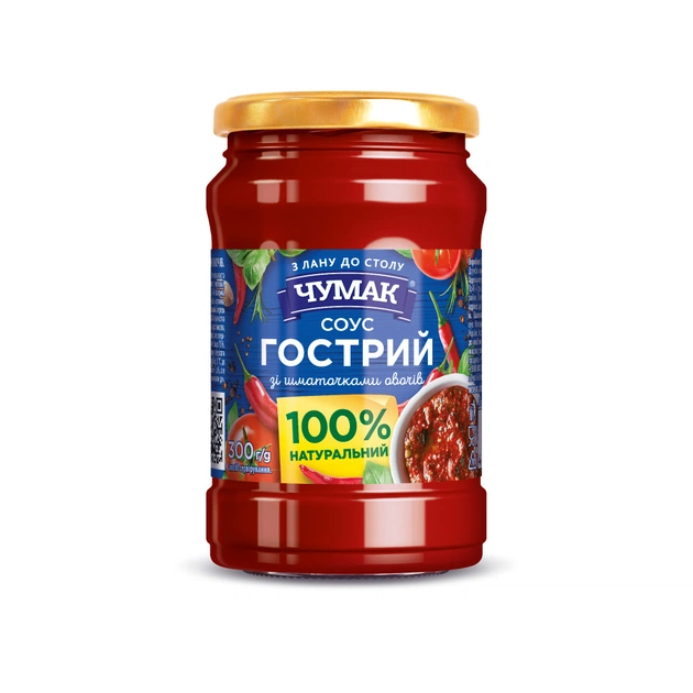 Соус Чумак Гострий 300 г с/б (4823096007847) - picture 1