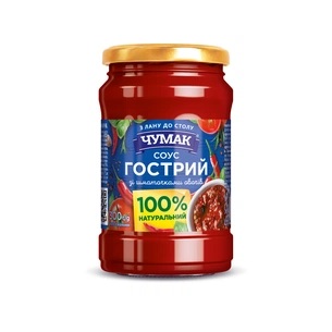 Соус Чумак Гострий 300 г с/б (4823096007847) зображення 1