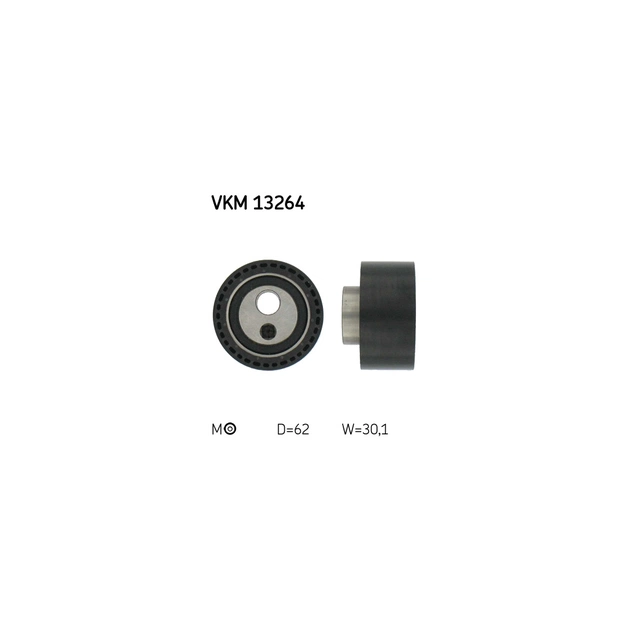 Ролик натягувача ременя SKF VKM 13264 - изображение 1