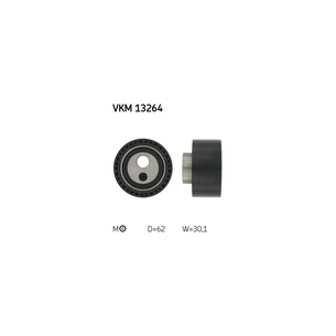 Ролик натягувача ременя SKF VKM 13264 зображення 1
