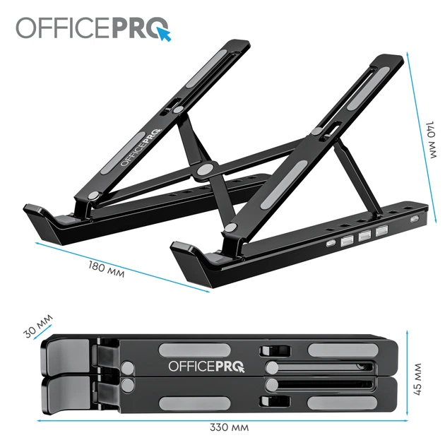 Підставка до ноутбука OfficePro LS320HUB Black (LS320HUB) - picture 11