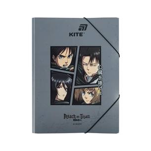 Папка на резинках Kite A4 Attack on Titan (AT25-247) изображение 1