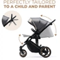 Коляска Kinderkraft 2 в 1 Prime 2 Shadow Grey (KSPRIM02GRY2000) (5902533922932) - зменшене зображення 6