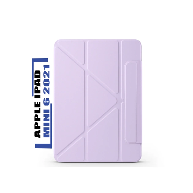 Чехол для планшета BeCover Ultra Slim Origami Magnetic Apple iPad Mini 6 2021 Purple (712946) - изображение 1