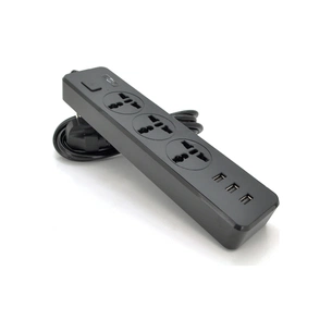 Мережевий фільтр живлення Voltronic TВ-Т13, 3 роз, 3*USB Black (ТВ-Т13-Black) зображення 1