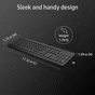Клавіатура HP 230 Wireless UA Black (3L1E7AA) - зменшене зображення 4