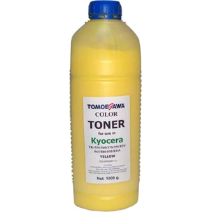 Тонер KYOCERA TK-550/825/865/880/895/8315 1кг Yellow Tomoegawa (TG-KM5200Y-1) зображення 1