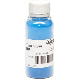 Тонер AHK HP CLJ M180/181, 35г Cyan (1505179) зображення 1
