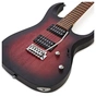 Електрогітара Cort X100 Open Pore Black Cherry Burst (X100 OPBB) - уменьшенное изображение 2