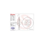 Гальмівний диск Brembo 09.B970.11 - зменшене зображення 1