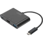 Перехідник USB-C to HDMA 2xUSB Digitus (DA-70855) - уменьшенное изображение 1
