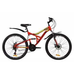 Велосипед Discovery 26" CANYON AM2 DD рама-17,5" St 2020 червоно-салатовий з чорним (OPS-DIS-26-237) зображення 1