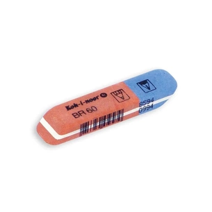Гумка Koh-i-Noor комбінована BlueStar, 6521/60 (полібег 2 шт) (6521/60/2/P) изображение 1