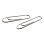Скріпки канцелярські Axent rounded, nickel-plated, with a bend, 28 мм 100 шт (4104-А) - уменьшенное изображение 1