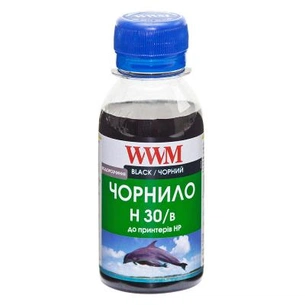 Чорнило WWM HP №21/121/122 100г Black Water-soluble (H30/B-2) зображення 1
