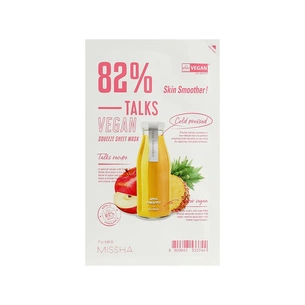 Маска для обличчя Missha Talks Vegan Squeeze Sheet Mask Skin Smoother 27 г (8809643533744) изображение 1