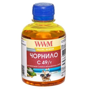 Чорнило WWM CANON GI-490 200г Yellow (C49/Y) зображення 1