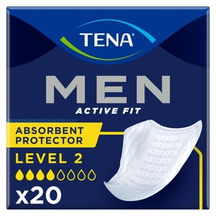 Урологічні прокладки Tena for Men Level 2 20 шт. (7322540016383/7322541493237) зображення 1
