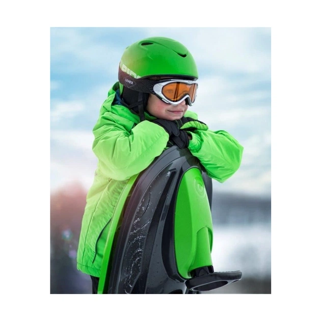 Санки Plastkon Skidrifter чорні із зеленим (49096) - picture 5