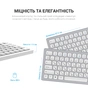 Клавіатура OfficePro SK1550 Wireless White (SK1550W) - зменшене зображення 6