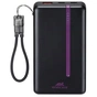 Батарея універсальна RivaCase 10000mA, 22.5W, PD, QC, Black (RIVAPOWER VA2311 (Black)) - зменшене зображення 1