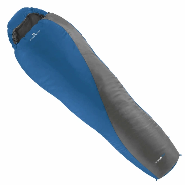 Спальний мішок Ferrino Yukon Plus +4C Blue/Grey Right (928110) - зображення 1